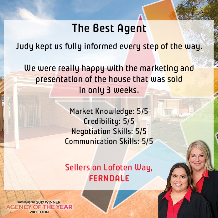 Prowest_RE's tweet photo. No tricks! Just treats! Well done Judy from Team Duggan!
#PerthRealEstate #PropertyPerth #TestimonialTuesday #Ferndale #TeamDuggan https://t.co/mjanzgwt2d
