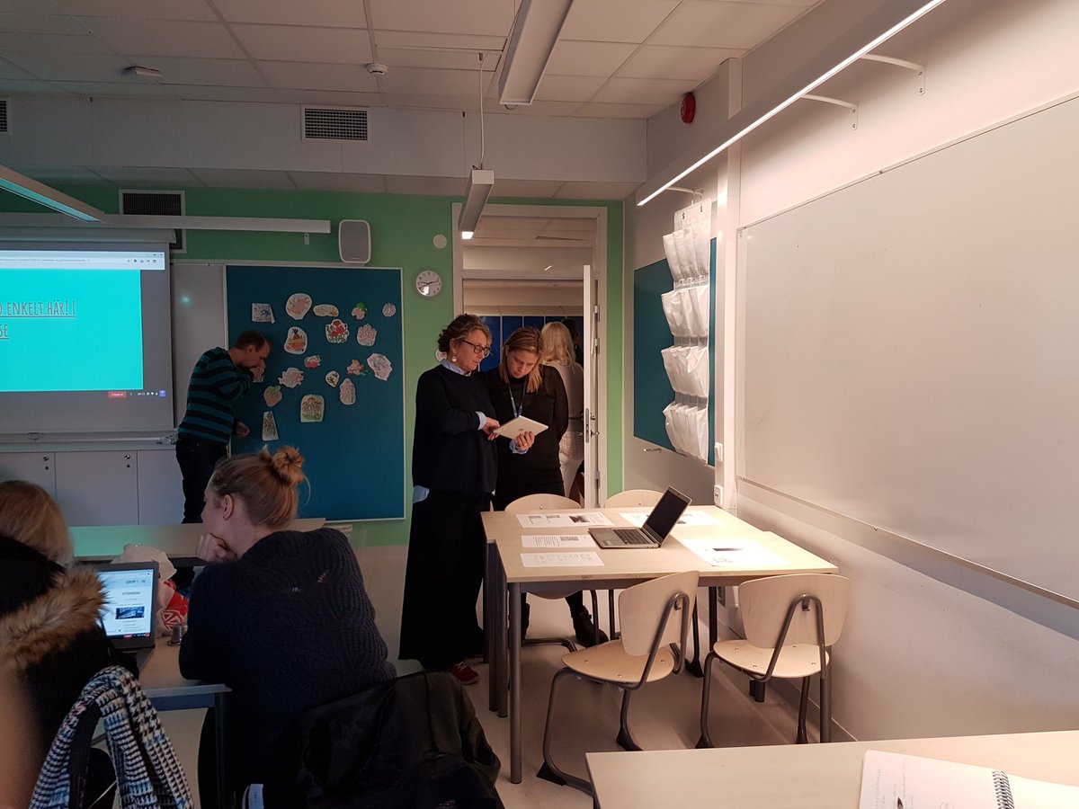 #lidingodelar Kollegialt lärande när det är som bäst. Vilken dag vi fick uppleva! #lidskol