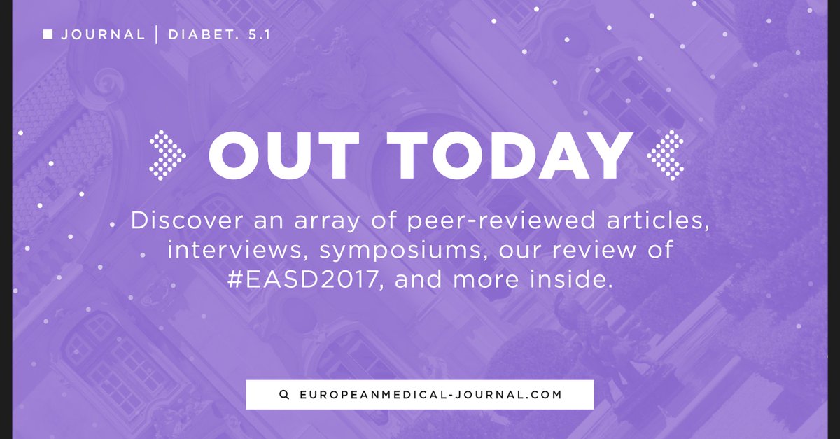 EMJReviews's tweet photo. Looking for the latest in #Diabetes? Well look no further, as EMJ Diabetes 5.1 is out NOW &amp; waiting for you! https://t.co/Wp8PyF8JrL https://t.co/ObnnfnukgV