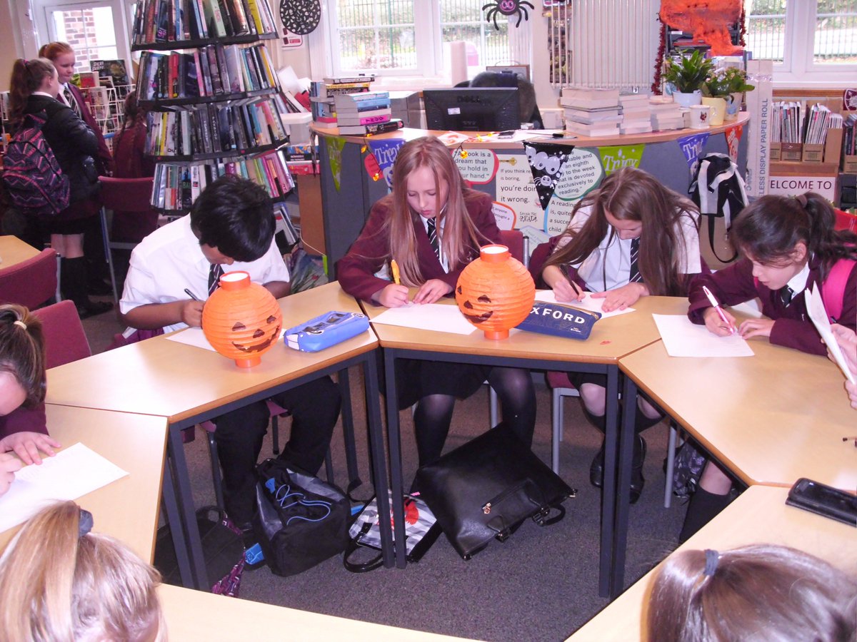 LibraryHigh's tweet image. Great spooky, speed 'spelloween' yesterday, well done George @WHSteamenglish