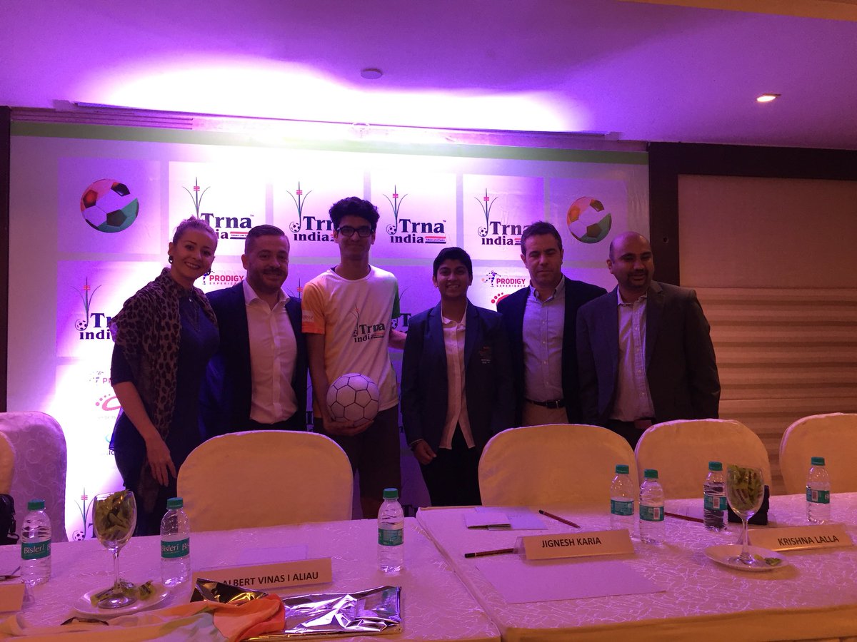 Prodigyexp's tweet photo. Successful launch in India. #prodigyexperience #cambrilsparkresort #trnaindia #smartfootball https://t.co/VYLUcr5lLY