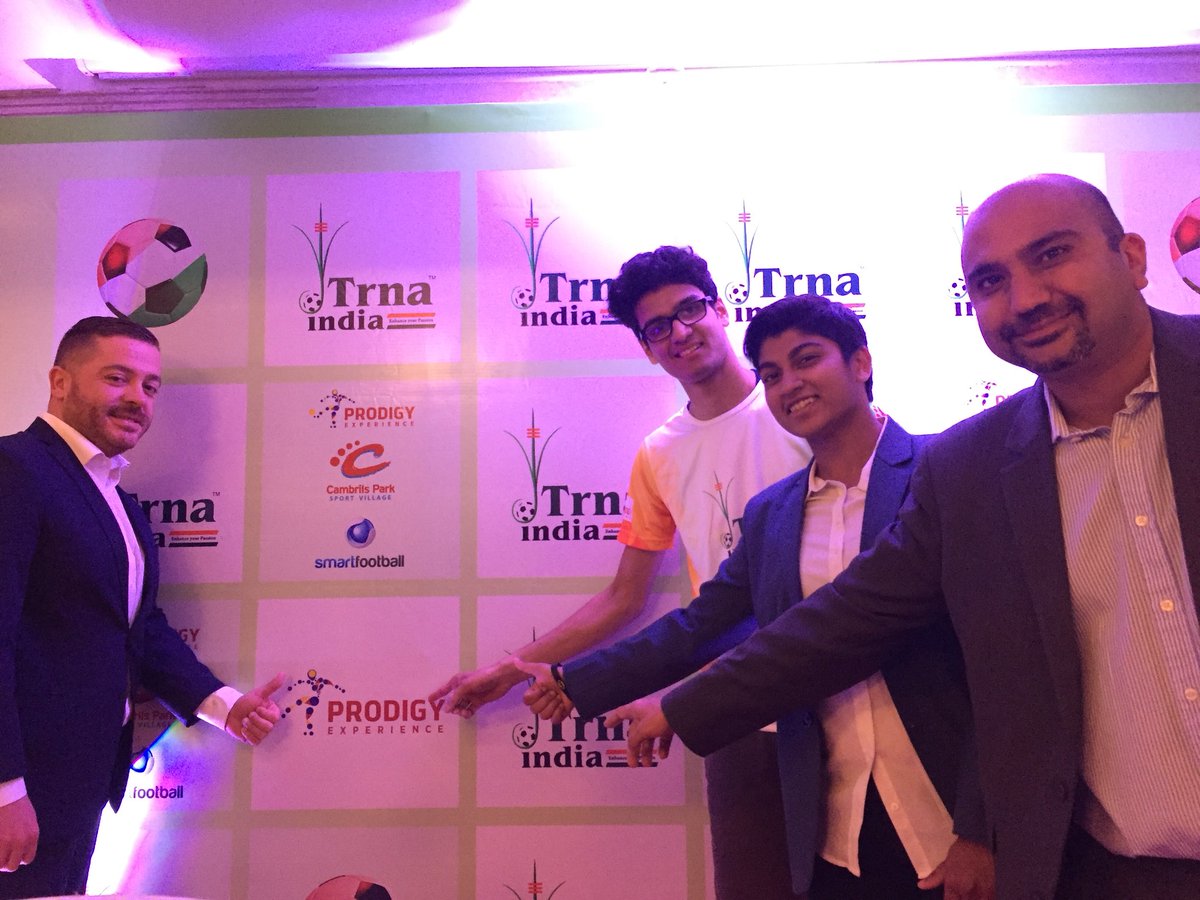 Prodigyexp's tweet photo. Successful launch in India. #prodigyexperience #cambrilsparkresort #trnaindia #smartfootball https://t.co/VYLUcr5lLY