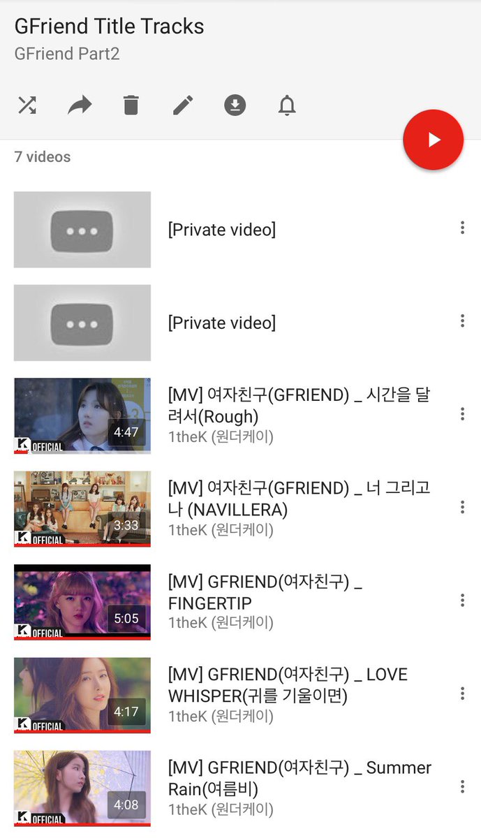 Gfriend Part 回 Info Genie Music Formerly Kt Music Has Privated Glass Bead And Me Gustas Tu Mvs In Youtube Currently No Information Details From Them T Co Qdxj7hkjq6