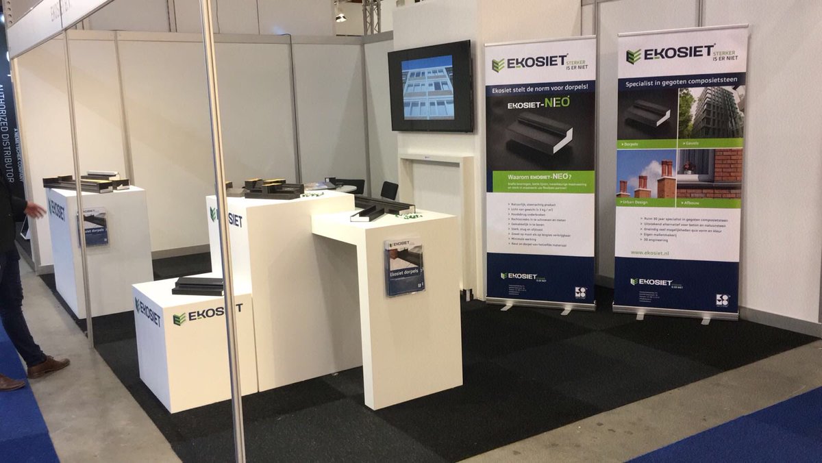 Klaar voor de #Houtpro+ beurs in Den Bosch. Maak kennis met de #Ekosiet-NEO dorpels