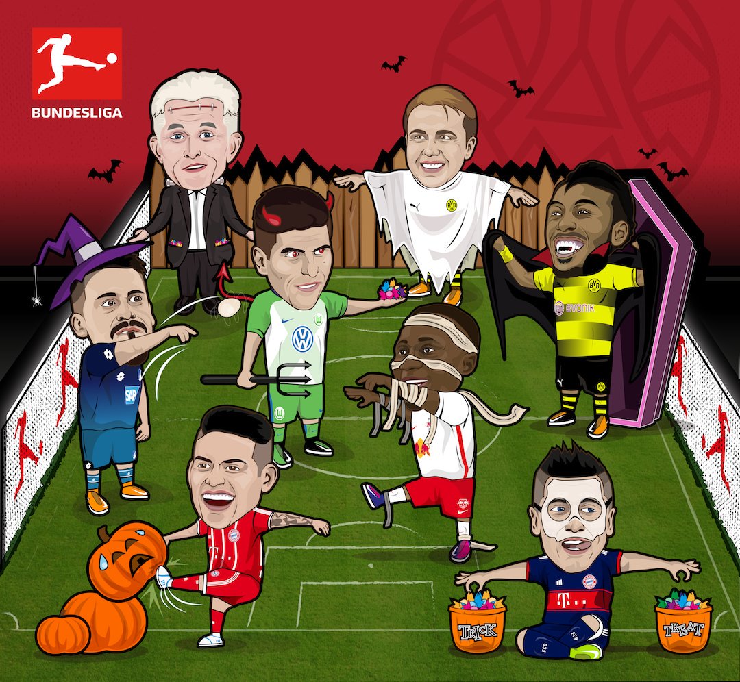 The #Bundesliga wishes everyone a very happy #Halloween!