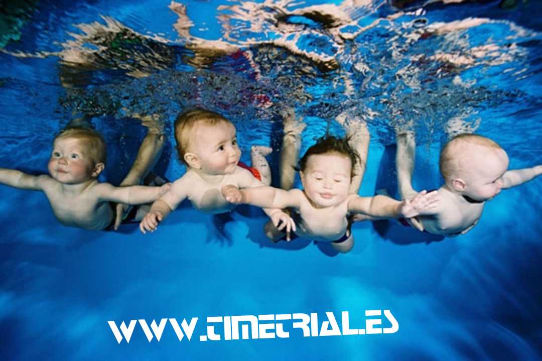 Para nadar cualquier edad es buena ..