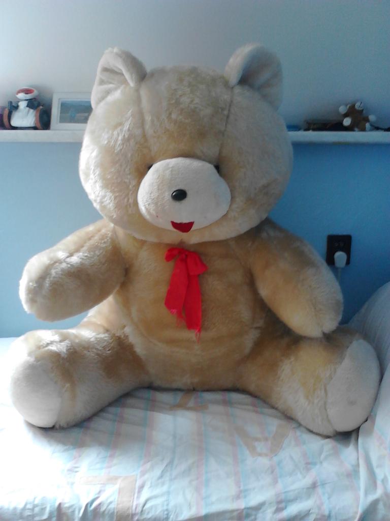 Alice_Whiteoff_'s tweet photo. Gift from my boyfriend #3monthstogether big teddy bear
Love both so much <3 #happy #loved #date https://t.co/TJWLI5SfNf