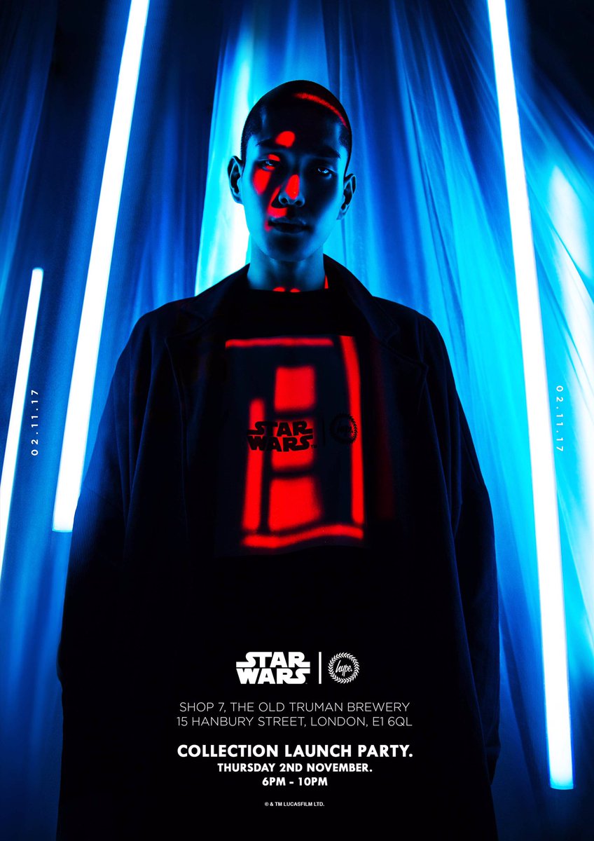 linkuptv's tweet photo. .. @justhype #StarWarsJustHype collection launch party 🎉 Thurs 2nd Nov 6PM-10PM https://t.co/wQECAUxYkJ