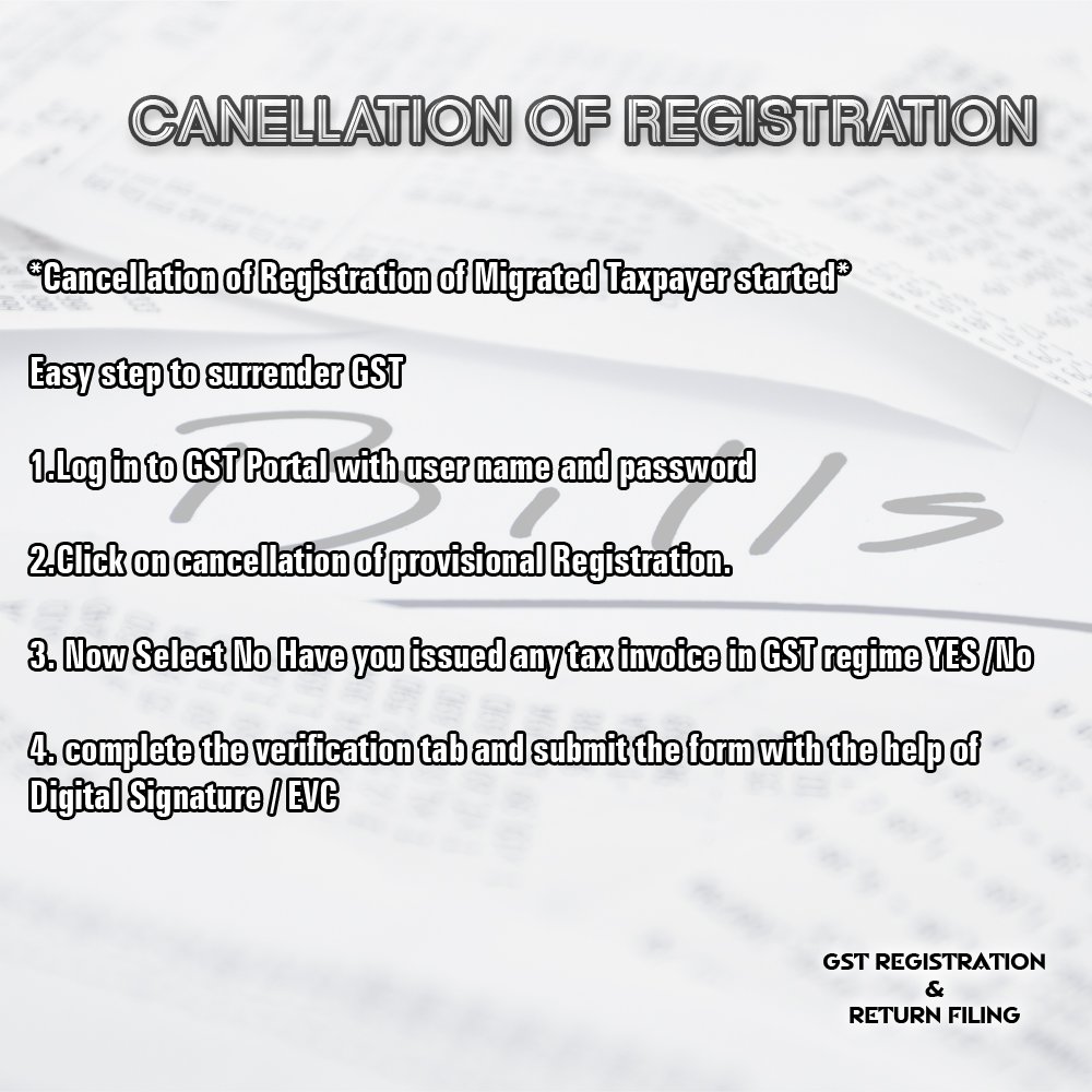 GST_Return_Reg's tweet photo. StepsofCancellationRegistration:
FrReturn:https://t.co/z6M5BvZU8Y  
FrRegistration:https://t.co/0aPJDOcKPC 
#HappyHalloween
#GST
#GSTUpdates https://t.co/EXvYOFbPLJ