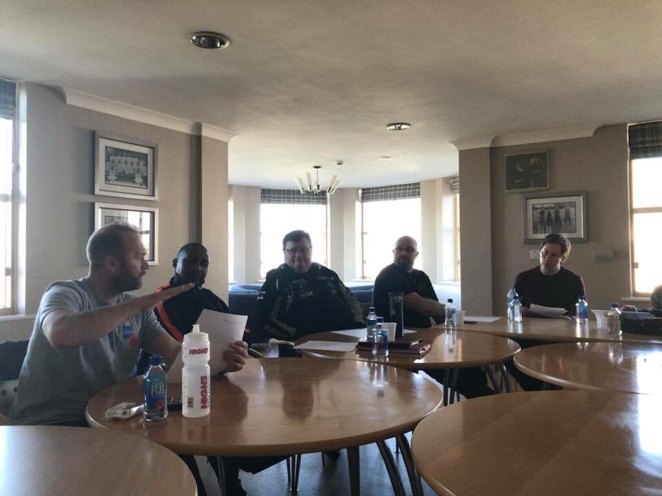 Not only are we working on our #Unspoken production, we’re also working on a short film. Team meeting with our film cast this morning!