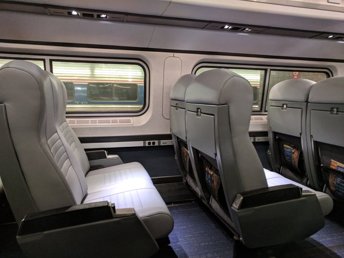 georgiamoon's tweet photo. .@Amtrak I'm digging the Halloween costume/make over. #trainlyfe #trains #travel #nyc2dc https://t.co/p69BET6JDE