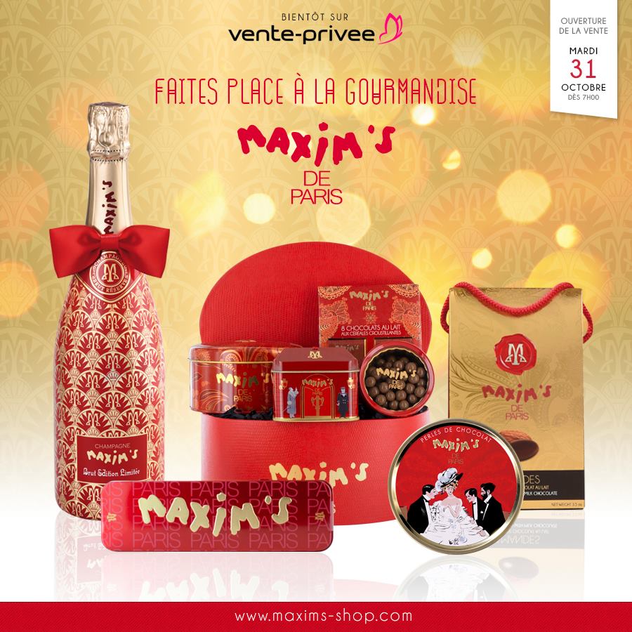 Maxims_de_Paris's tweet photo. #Alerte #Tentation #Gourmandises 🍩🍪🍫
Ouverture de la vente privée @Maxims_de_Paris sur le site @venteprivee_fr https://t.co/h1Am6gFM5l https://t.co/q0S99CUJmS