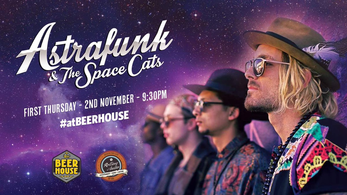 AudioRolling's tweet image. This First Thursday, Rolling Audio presents: Astrafunk and the space cats!
#rollingaudio #astrafunk #beerhouse
facebook.com/events/5154388…