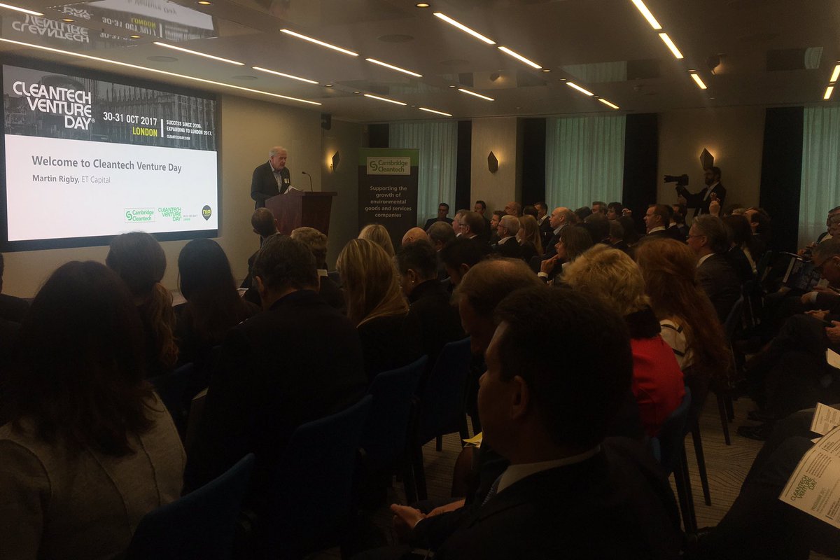 Full house <a href="/CleantechDay/">CleantechDay</a> London <a href="/KPMG/">KPMG</a> <a href="/CamCleantech/">Cambridge Cleantech</a> <a href="/NIAccelerator/">GLOBENIA</a> #cleantech #GlobalGoals