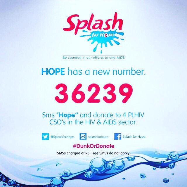 positivegp's tweet photo. National Ass of People living with HIV, Positive Woman's Network, Positive Action Campaign, SANARELA are 2017 beneficiaries #splashforhope https://t.co/i2rzO0GVPs