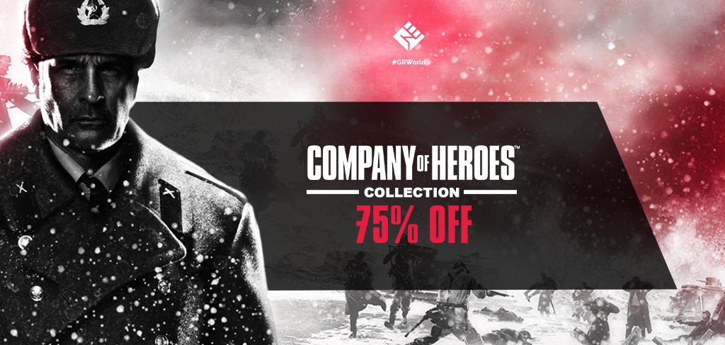 #CompanyOfHeroes Collection for the best price! Up to 75% off!
#BestDeals #Sega #rts