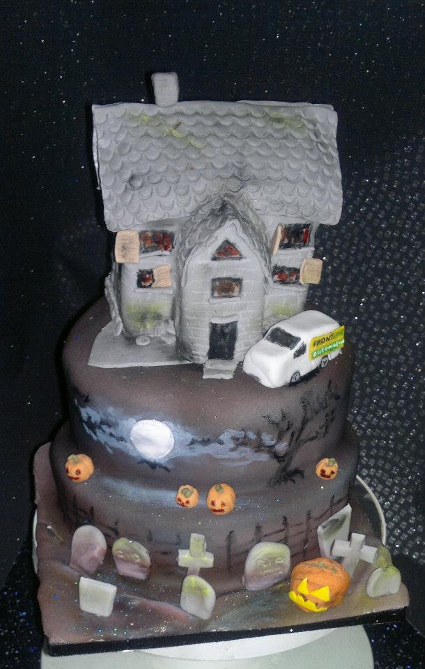 Happy #Halloween! We couldn't resist sharing this spooky halloween cake with all our followers again #securitygate #securitycake