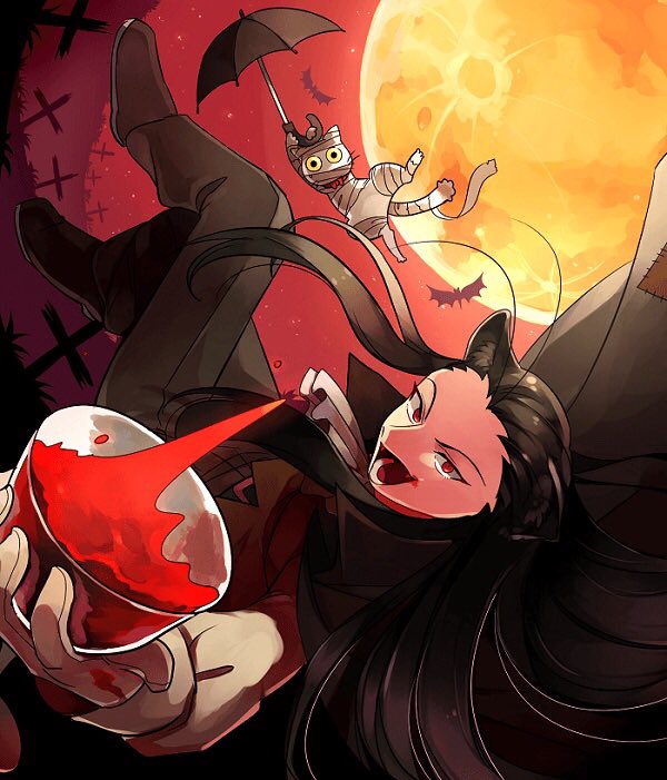 今年ハロウィン絵はさっぱりだから去年の絵でお茶を濁す 