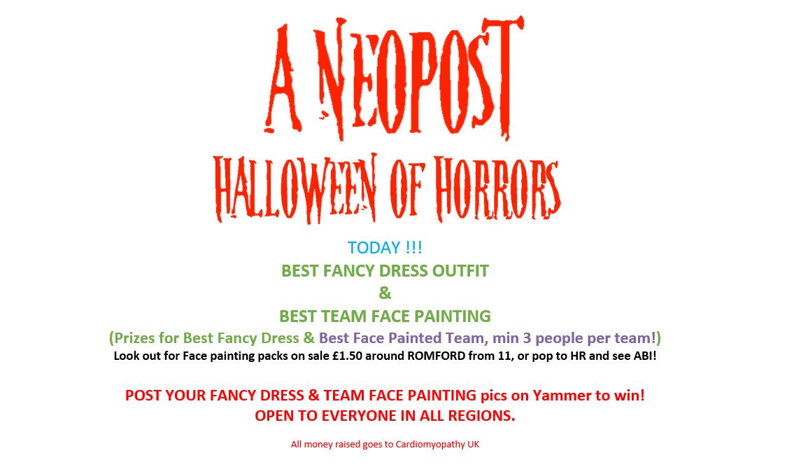 neoRobyn's tweet photo. Happy Halloween Neopeople! Enjoy the spook activities throughout the day! 👻🎃💀👿 https://t.co/xspMhkS3oc