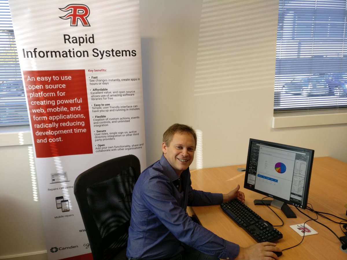 Very excited to have had local MP <a href="/grantshapps/">Rt Hon Sir Grant Shapps</a> to see us in our new offices. Thanks Grant for promoting us and business in Welwyn!