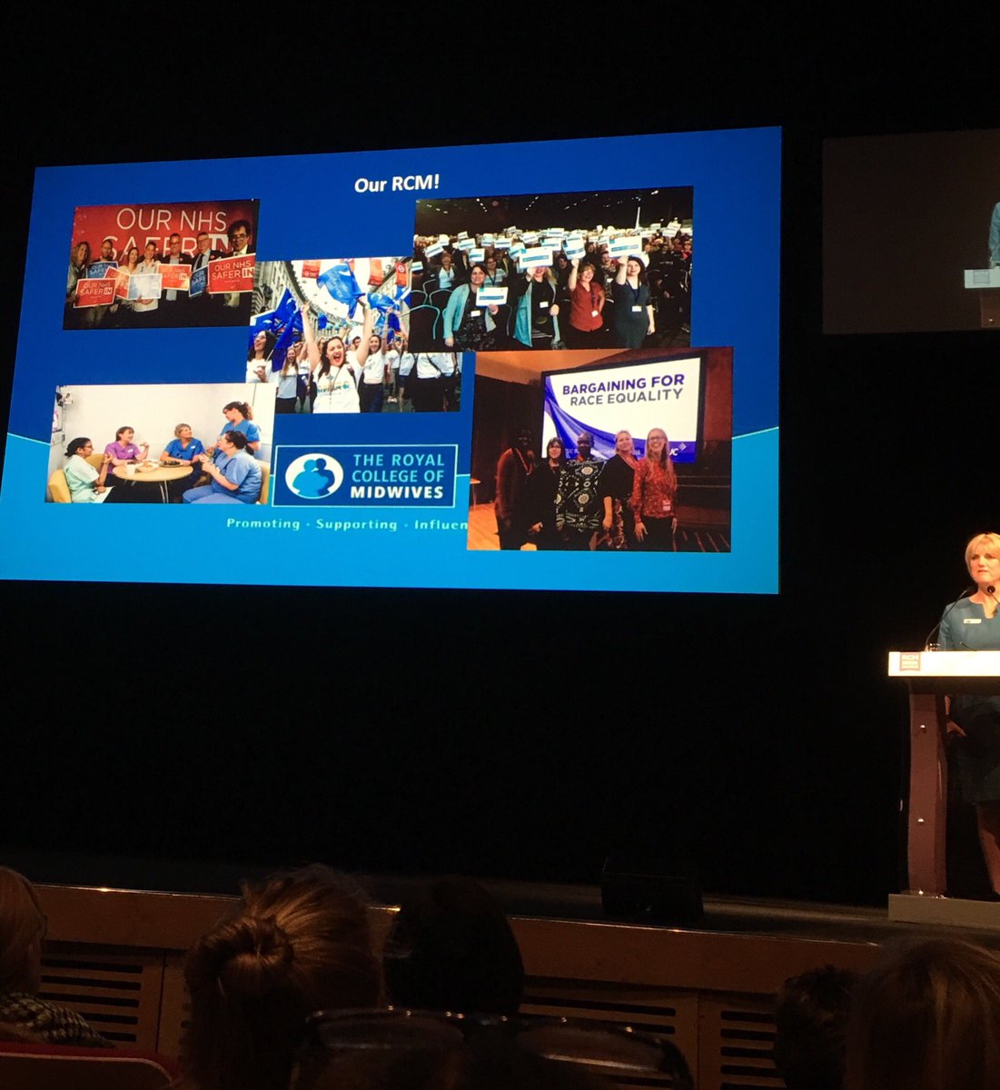 JacqueGerrard's tweet photo. @MidwivesRCM @GillWaltonRCM shares her 100 day plan #OurRCM #rcmConf17 https://t.co/vOnNyHQAdZ