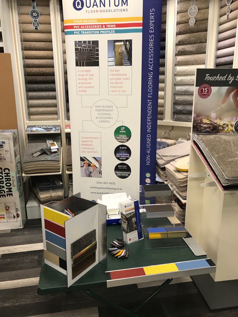 thepadjo's tweet photo. @PFL_Ireland @QuantumFlooring trade morning at PFL Dublin. launching new products. #plustread #QLVT #QTP38 https://t.co/mvVyOqU5Gc