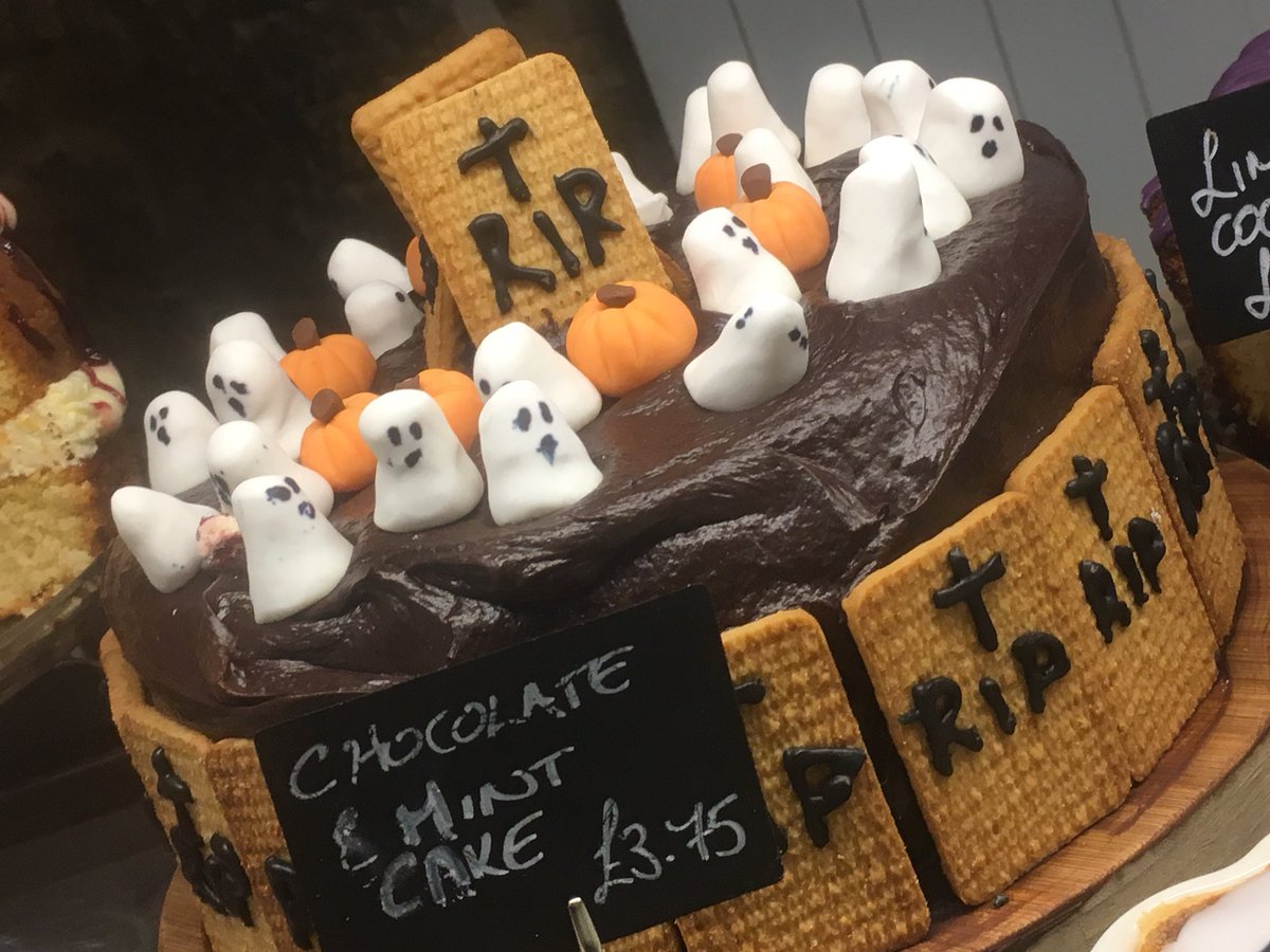 Some naughty little ghosts snuck into the kitchen in the night and SPOOKIFIED all our cakes!!! Join us for a spooky half term!!!