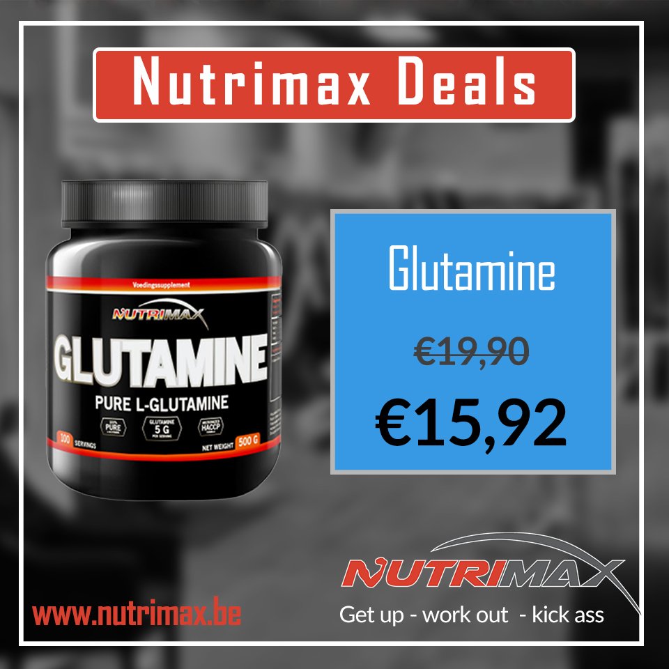 Verzorg je spieren! Glutamine zorgt voor een sneller spierherstel ow.ly/3V3T30fXhkv