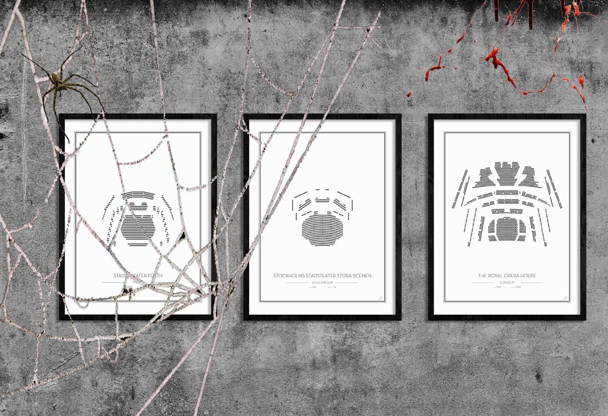 Happy Halloween from us at Zeat Art. Here are our top 3 spider looking theatres! 
🎃 #TheatreArt
