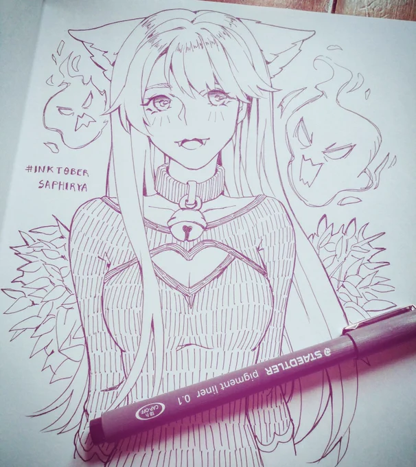 Happy Halloween ! ? #Halloween #inktober2017 #Inktober 
