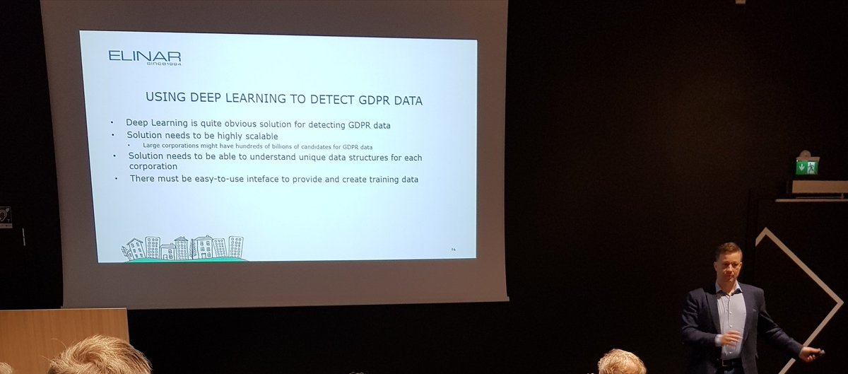 #Elinar uses #DL models trained on IBM #PowerAI , run in Watson services on #Bluemix to detect Privacy data for #GDPR  compliance work.
