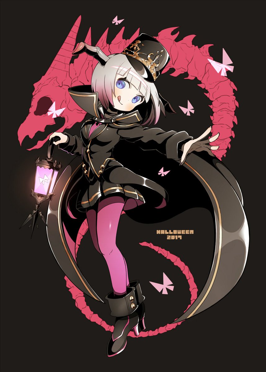 「ハロウィンで真っ先に思い浮かんだので。お菓子をあげないと.....('・_・`)」|形状😈のイラスト
