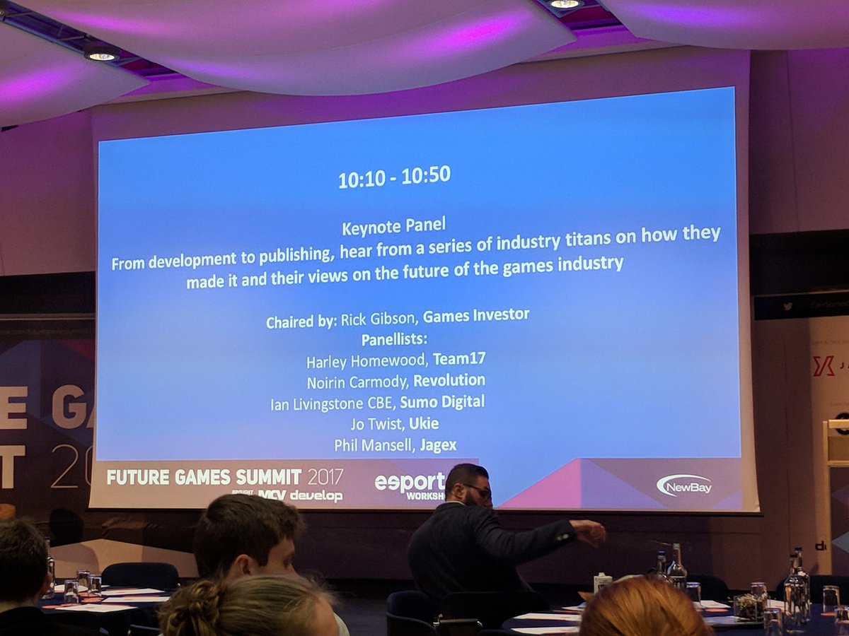 JD_developers's tweet photo. developonline: RT MCVonline: Our heavyweight keynote panel now on the main stage at #futuregamessummit https://t.co/UJ4P3gukkz