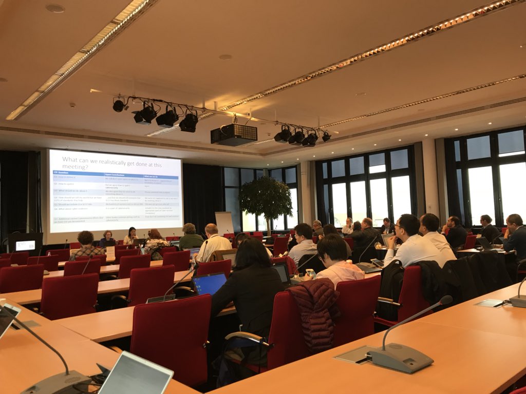 Livliga diskussioner kring definition av Cyber Security på ISO/IEC SC27 möte i Berlin.