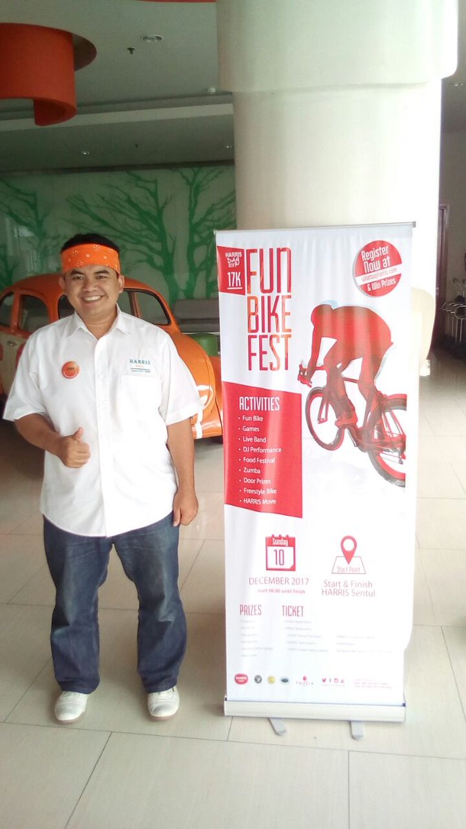 B2WIndonesia's tweet photo. @HarrisSentul @HARRIShotels @b2wJuliusCaesar @SugengB2w @bravkurniawan @RNB7581 @ndlahombike @B2WBogor @rachdiawan Tidak hanya itu, karena andapun akan terlibat menjadi bagian dari Aksi Sosial dalam rangka Harris Day 2017. #ThrowbackHarrisDay https://t.co/n5H3X19huX