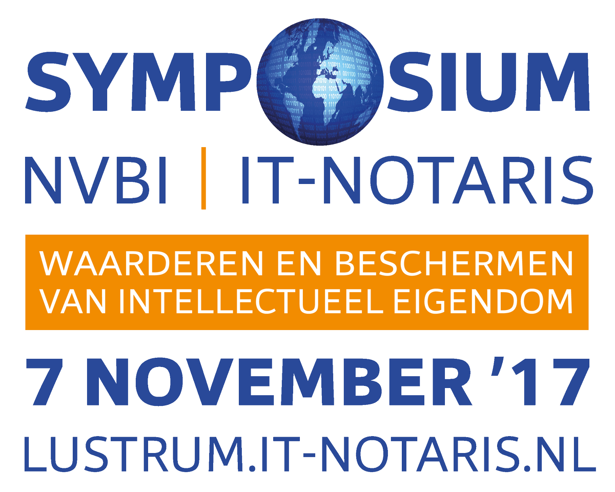 Nog precies een week: 7 november organiseren Stichting IT-notaris en @NVBI_nl een symposium in Jaarbeurs, Utrecht: symposiumitnotarisnvbi.nl
