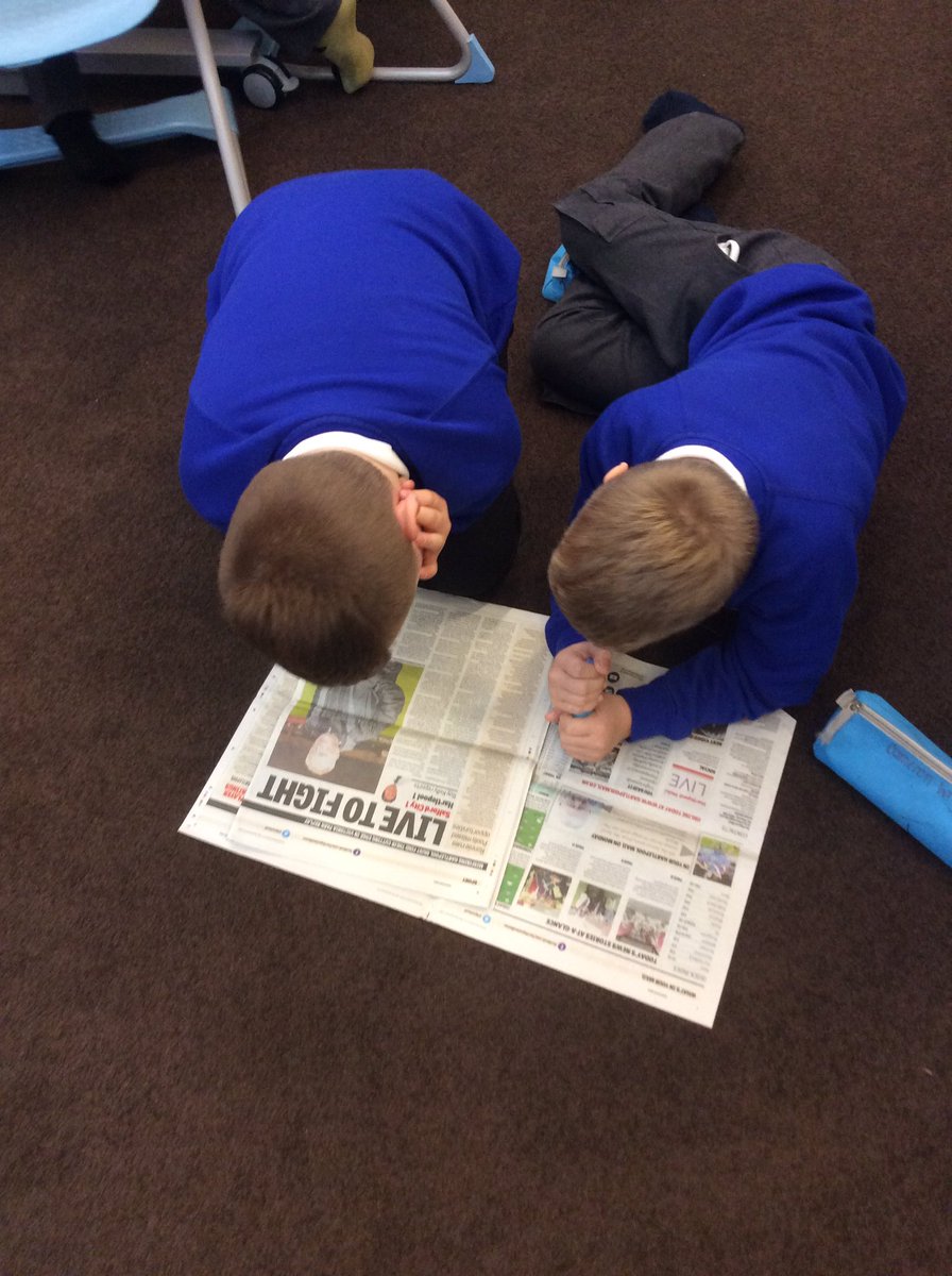 _Mrs_Egan_'s tweet photo. Spotting features of a newspaper report @Y5Jesmond https://t.co/ulnNPtbdxR