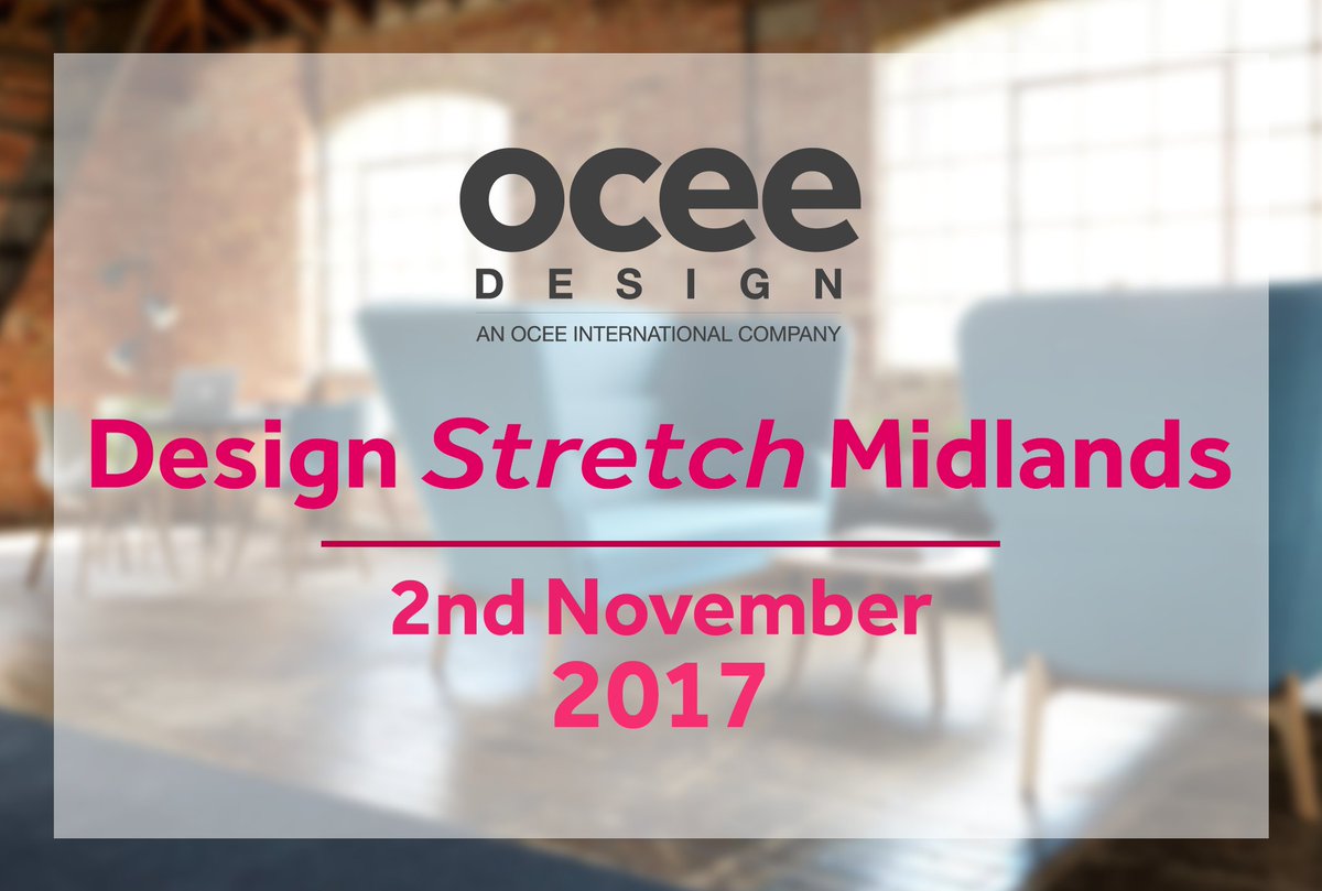 OceeDesign's tweet photo. There's only a couple of days until #DesignStretch Midlands! Secure your place by clicking the link & registering: https://t.co/NhHqz1CJxa https://t.co/TmlZreYNQO