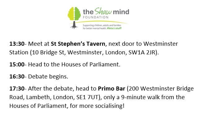 shawmind_'s tweet image. Coming to the parliamentary debate on 6th Nov for compulsory #mentalhealth education? Then join us for a few drinks! #headucationuk
