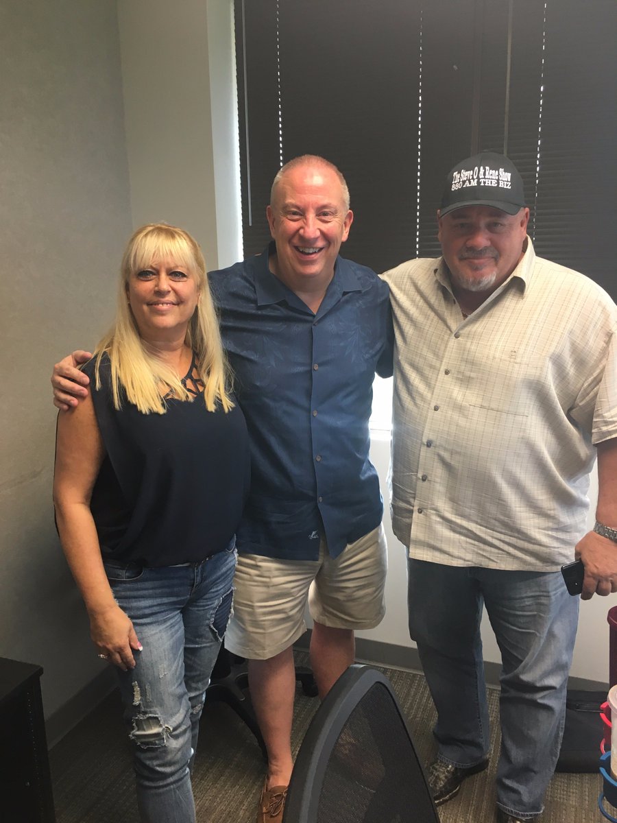 stevereneshow's tweet photo. Talk Show #steveoandrene Morning Show in Miami 7-10 AM on #880thebiz and replayed Midnight to 3 AM https://t.co/B1co7JLLj7
