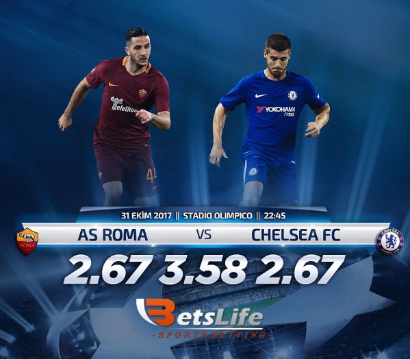 🇮🇹 #Roma – #Chelsea 🇬🇧

🏆 #ChampionsLeague ⚽️
Stadio Olimpico 🏟

31.10.2017 🗓
Bugün: 22.45 ⏰

betslife.com  👍