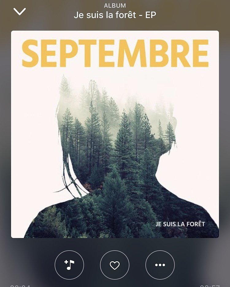 septembremusic's tweet photo. Merci à @DeezerFR qui aime "Je suis la forêt" et le met en avant dans 3 de ses playlists #JSLF https://t.co/Bg21RStDzv