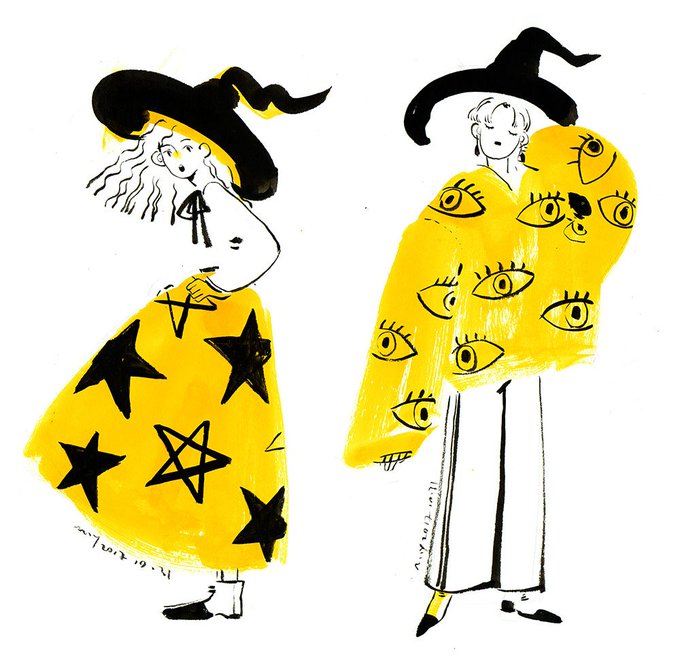 Witch in Halloween 