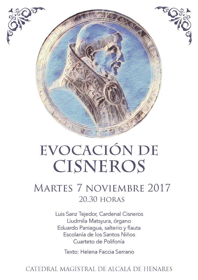 Evocación de Cisneros en la Catedral de Alcalá es.cisneros2017.es/evocacion-de-c…