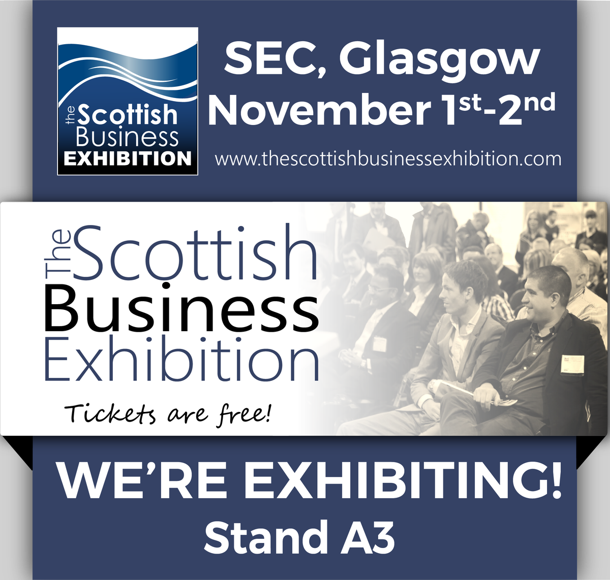 We're exhibiting #SBE17 tomorrow &amp; Thursday, come see us at Stand A3!