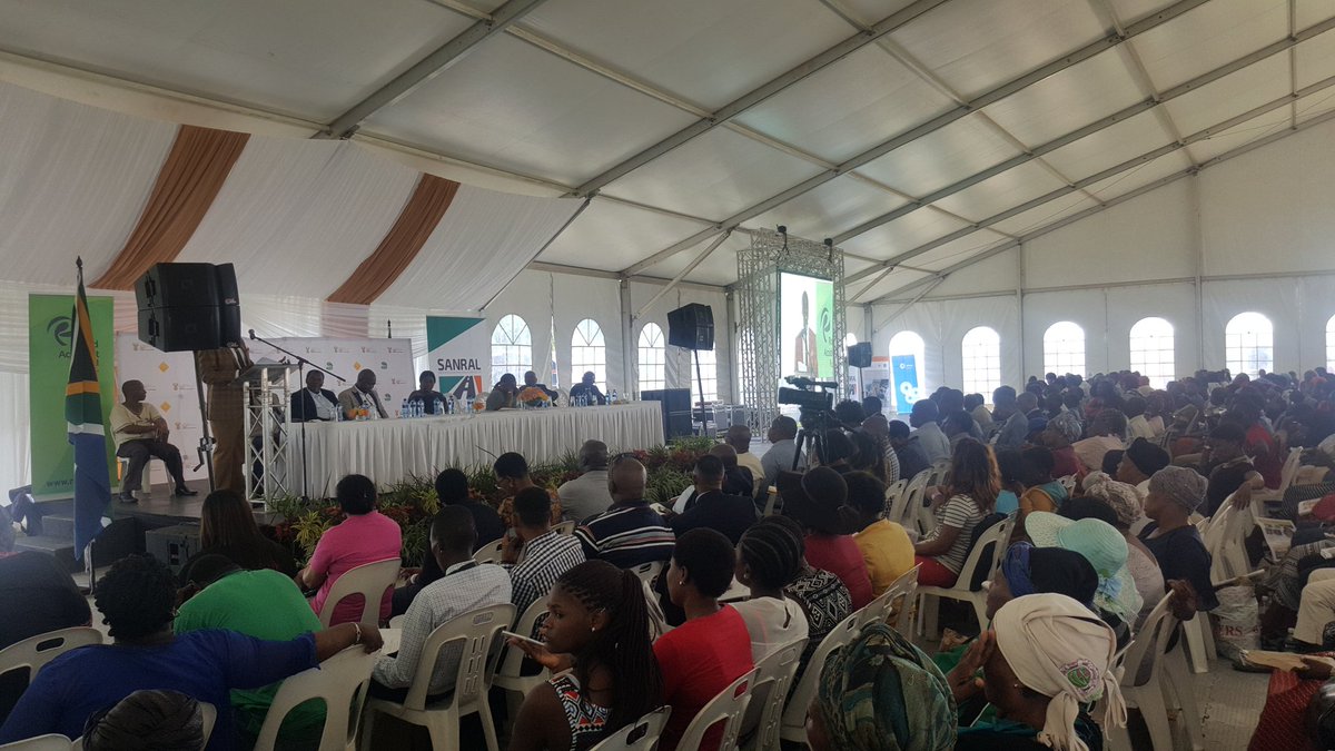 SANRAL_za's tweet photo. “The two newly-completed projects are much more than about steel &amp; concrete. They have touched peoples lives” - @Joemaswanganyi6. #OTM2017 https://t.co/UKgIrghteR
