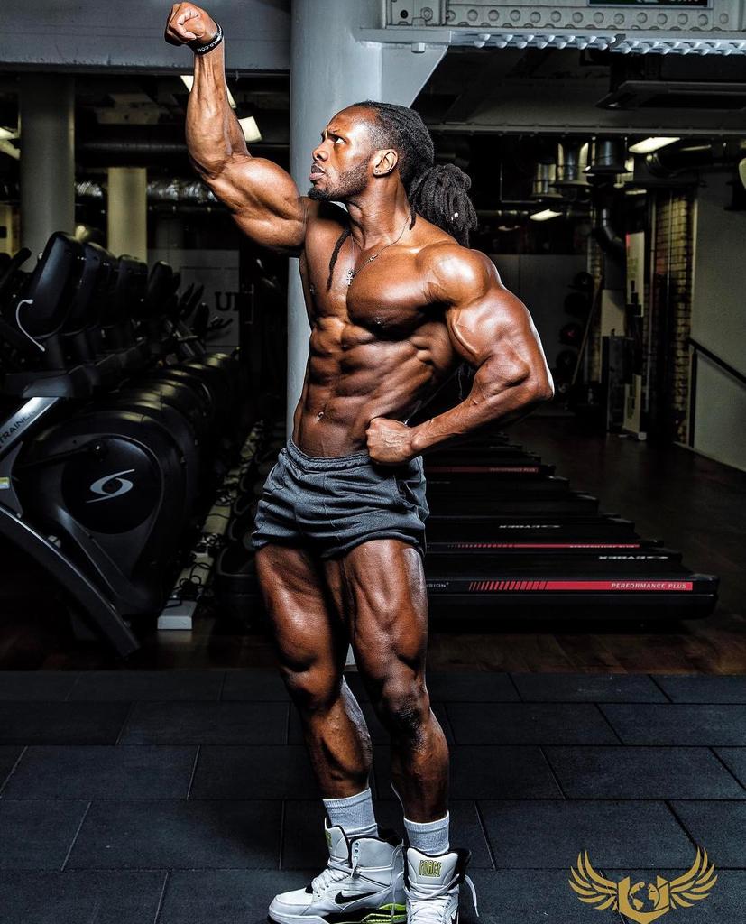 Boys & girls, I present to you Ulisses Jr; 95kgs of chiselled, ebony st...