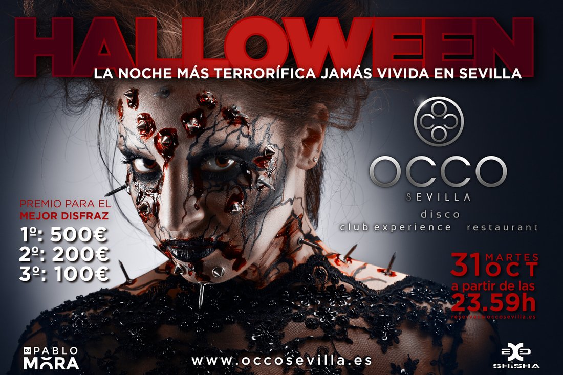 🎃 HALLOWEEN en Occo 🎃

Diferente, única, elegante…y el espectáculo más terrorífico que puedas imaginar

¡Habrá premio al mejor disfraz! 👻