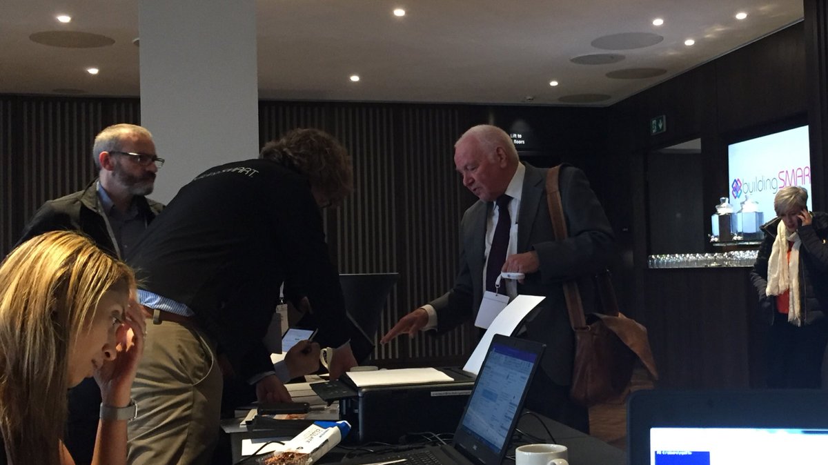 BIM4GIB's tweet photo. Hi Mervyn! Would you sign my copy of the AEC(UK) Standards? #fearlessNetworking https://t.co/sxka5vk9VF