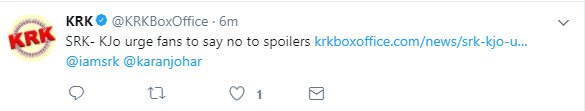 TheVivekSharma's tweet photo. Biggest spoiler in Bollywood is carrying this story on his portal. Irony just killed itself! 
 
#IttefaqNov3 #Ittefaq #IttefaqThisFriday https://t.co/ljcyv6hjrU